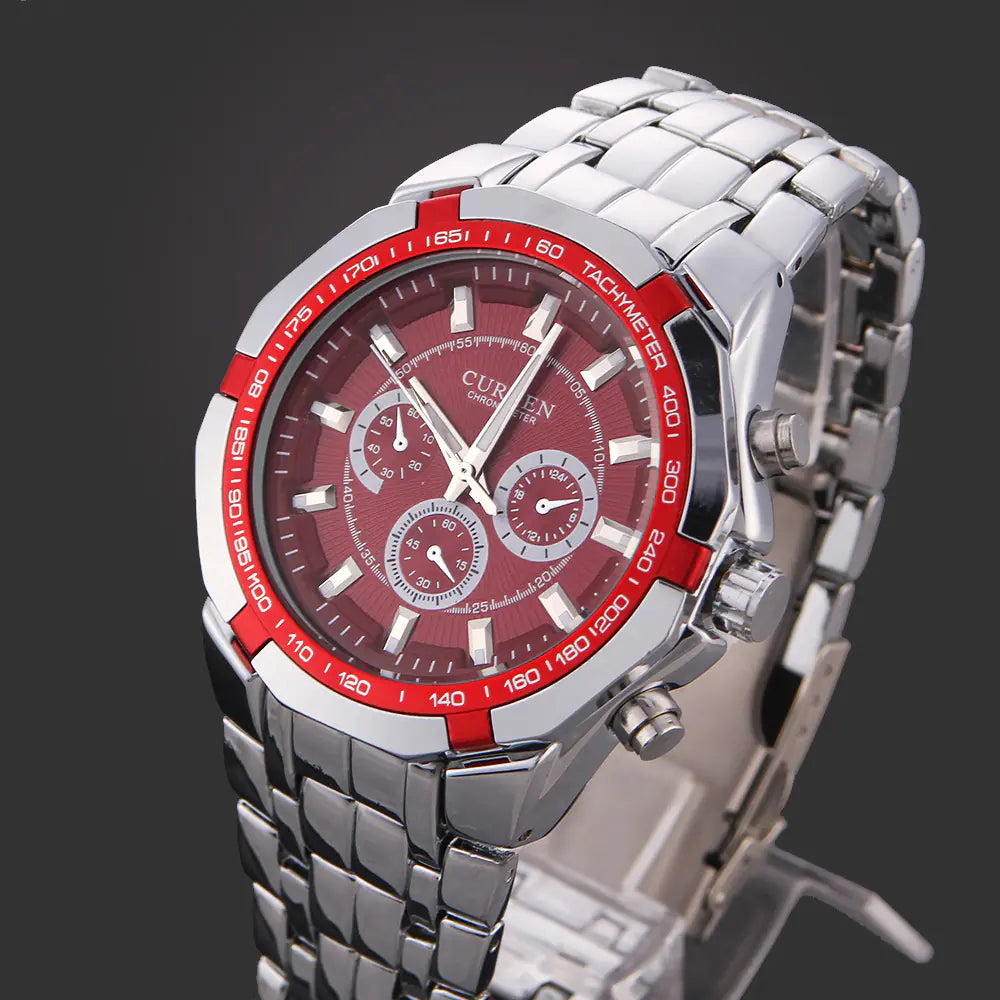 CURREN 8084 de Estilo Ejecutivo en Acero