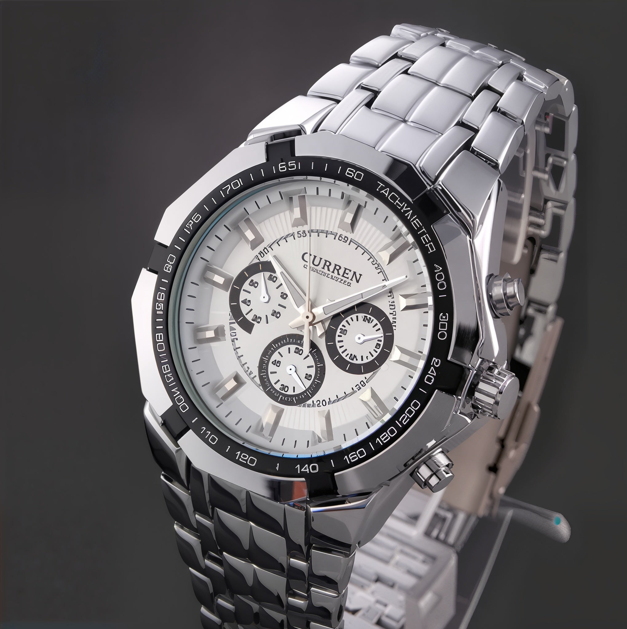 CURREN 8084 de Estilo Ejecutivo en Acero