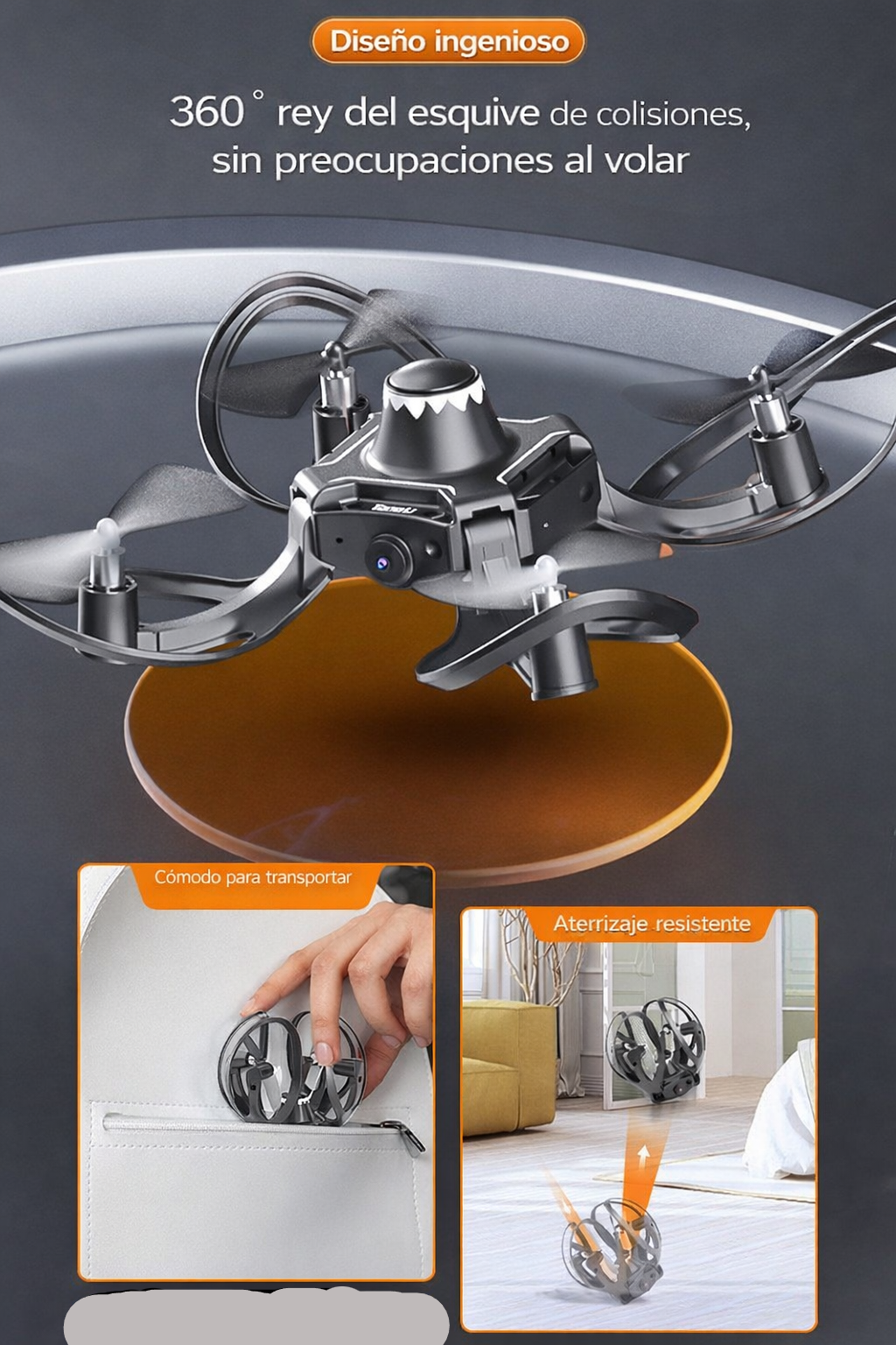 Mini dron a traves de gestos