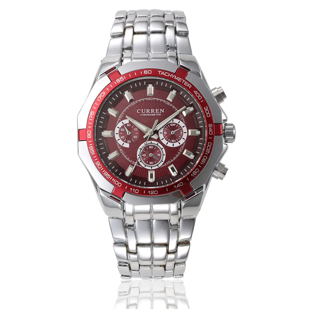 CURREN 8084 de Estilo Ejecutivo en Acero