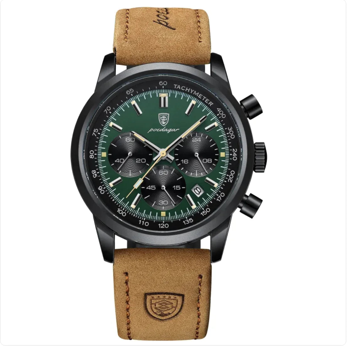 Reloj impermeable y luminoso para hombre.